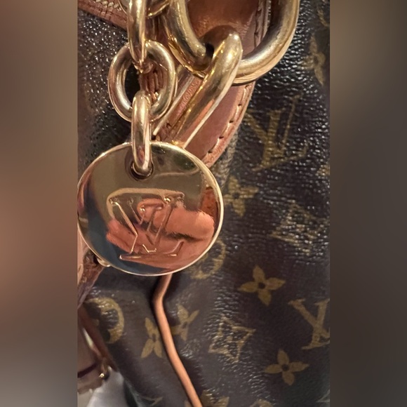 AS IS ….Louis Vuitton Palermo Classic Brown Monogram Bag- SM TEAR BOTTOM OF BAG - Picture 3 of 15